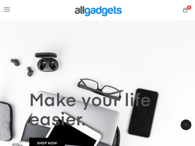 allgadgetsstore.com homepage screenshot