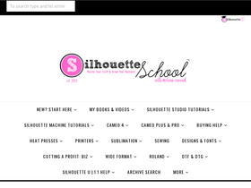 'silhouetteschoolblog.com' screenshot