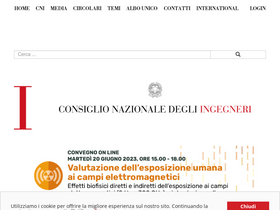 'cni.it' screenshot