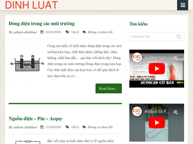 'dinhluat.com' screenshot
