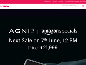 'lavamobiles.com' screenshot