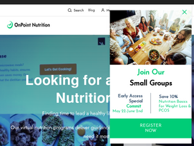 'onpoint-nutrition.com' screenshot