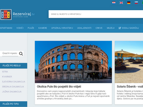 'rezerviraj.hr' screenshot