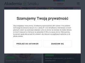 'akademiasmaku.pl' screenshot