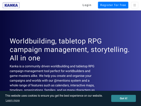 'kanka.io' screenshot