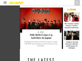 'hellokpop.com' screenshot