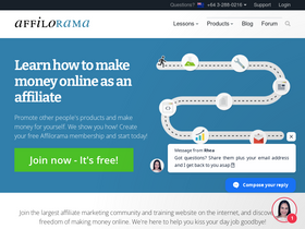 'affilorama.com' screenshot