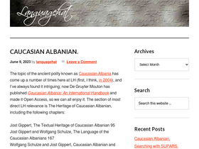 'languagehat.com' screenshot