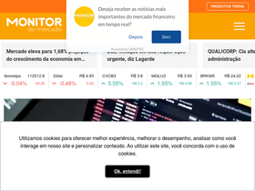 'monitordomercado.com.br' screenshot