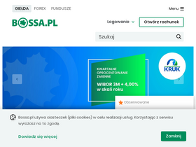 'bossa.pl' screenshot