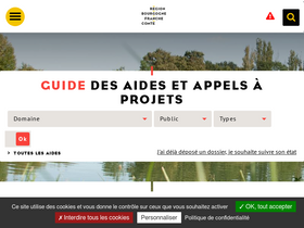 'bourgognefranchecomte.fr' screenshot