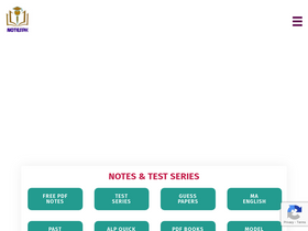 'notespk.com' screenshot