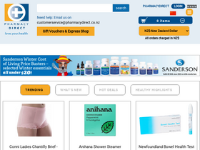 'pharmacydirect.co.nz' screenshot