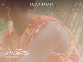 'ullajohnson.com' screenshot