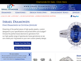 'israel-diamonds.com' screenshot