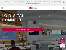 'lg-informationdisplay.com' screenshot