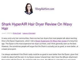 'wavyhaircare.com' screenshot