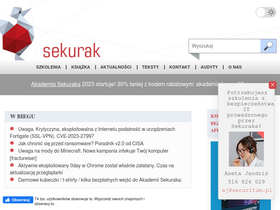 'ksiazka.sekurak.pl' screenshot