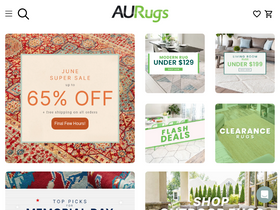 'aurugs.com' screenshot