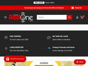 'musicredone.com' screenshot
