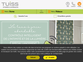 'stores-tuiss.fr' screenshot