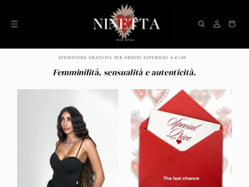 ninettashop.com homepage screenshot
