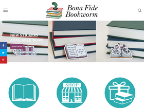 'bonafidebookworm.com' screenshot