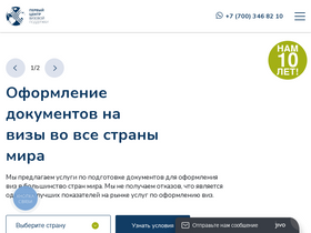 'visas.kz' screenshot