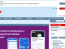 'erstebroker.hu' screenshot