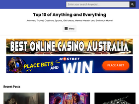 'theverybesttop10.com' screenshot