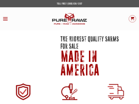 'purerawz.co' screenshot