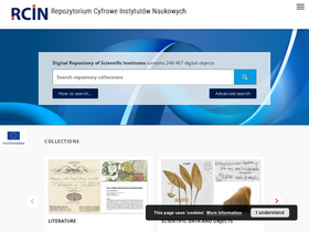 'rcin.org.pl' screenshot