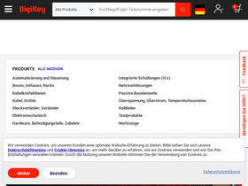 'digikey.de' screenshot