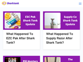 'sharktanktalks.com' screenshot