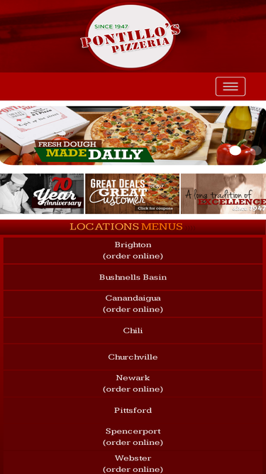 pontillospizza.com