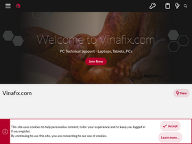 'vinafix.com' screenshot