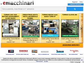 'emacchinari.com' screenshot