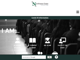 'sakai.northweststate.edu' screenshot