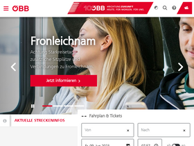 'oebb.at' screenshot