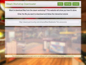 'steamworkshopdownloader.io' screenshot
