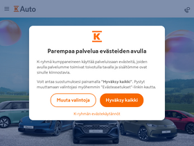 'k-auto.fi' screenshot