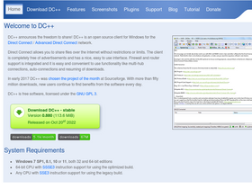 dcplusplus.sourceforge.net