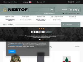 'nestof.pl' screenshot