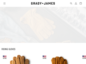 gradyandjames.com homepage screenshot