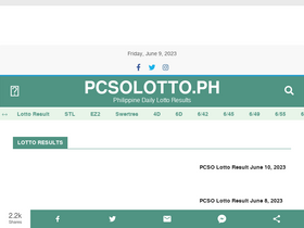 Pwedeh pcso on sale lotto result