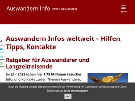 'auswandern-info.com' screenshot