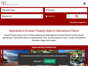 'croatiapropertysales.com' screenshot