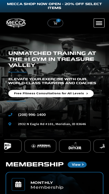 themeccagym.com