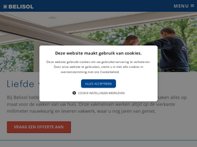 'belisol.nl' screenshot