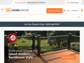 'diyhomecenter.com' screenshot